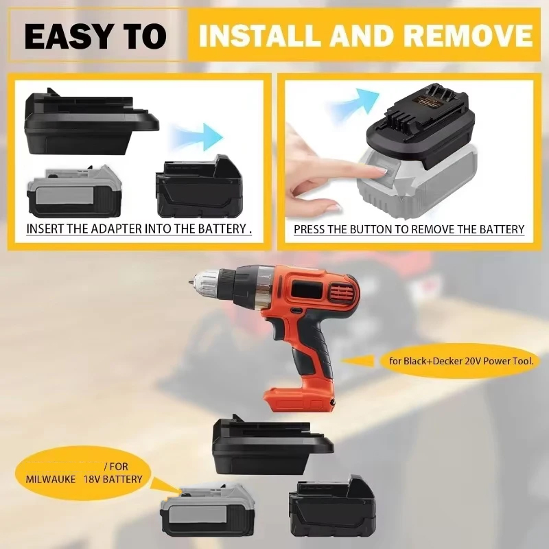 For Black Decker Tool Adapter  - Black+Decker Tool Cordless review and price