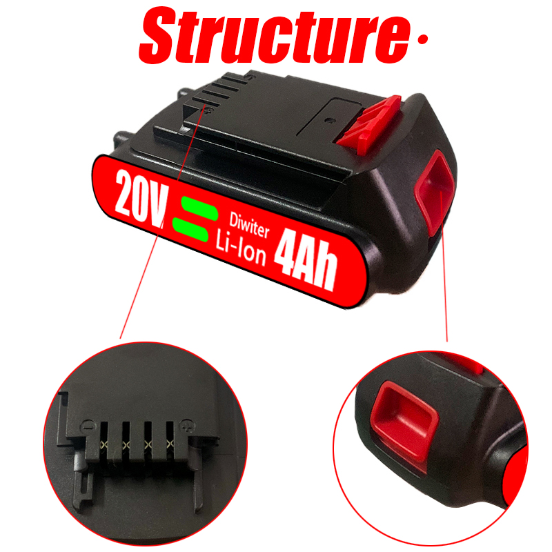 18V 4000mAh For Black & Decker - Black+Decker Tool 20V Max review and price